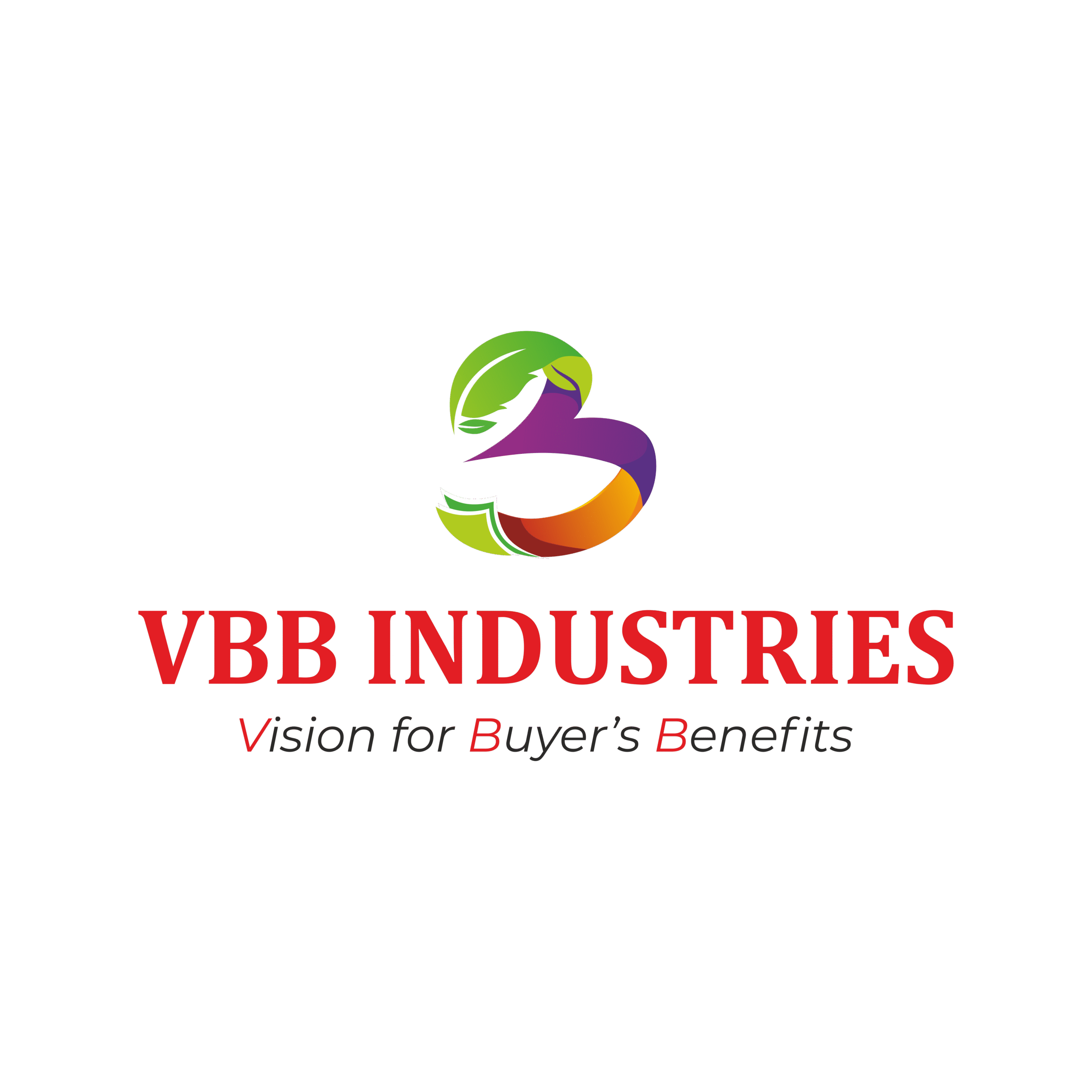 VBB Industries logo with tagline